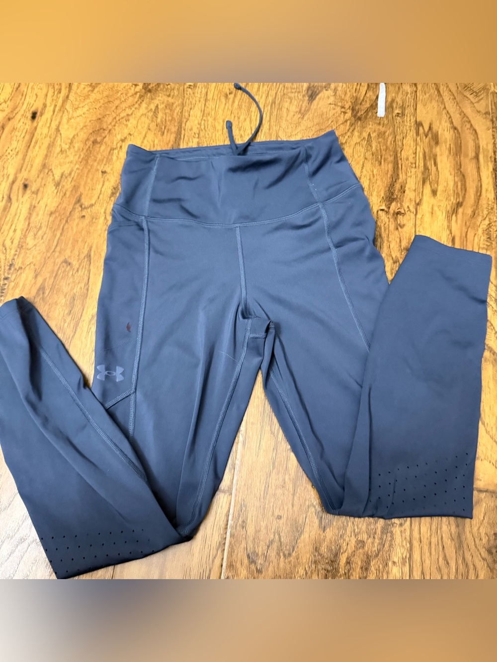 Under Armour Women's Navy High-Waist Performance Leggings S